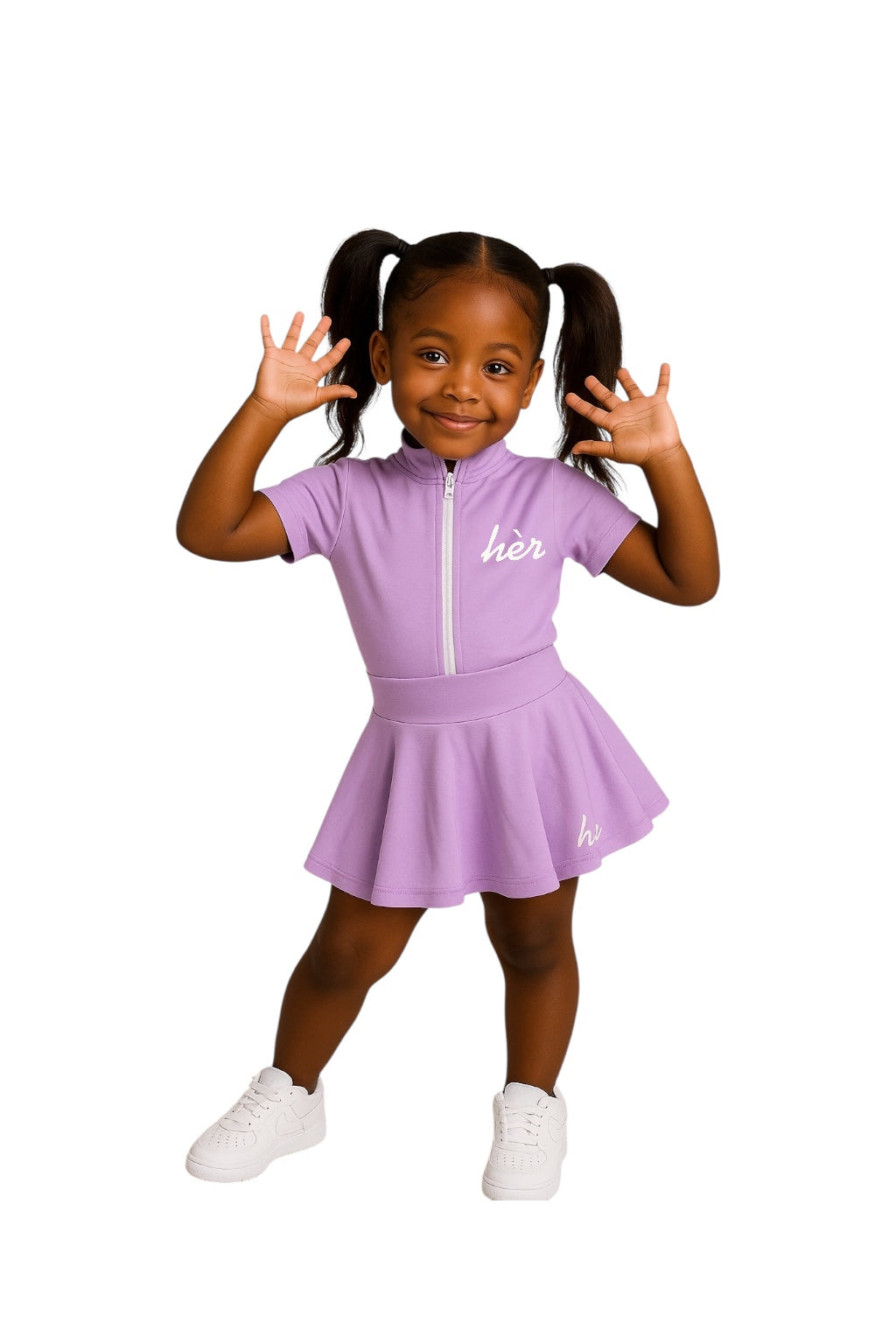 Lavender kids matching set – Ava Set from Mini hèr by All hèr

