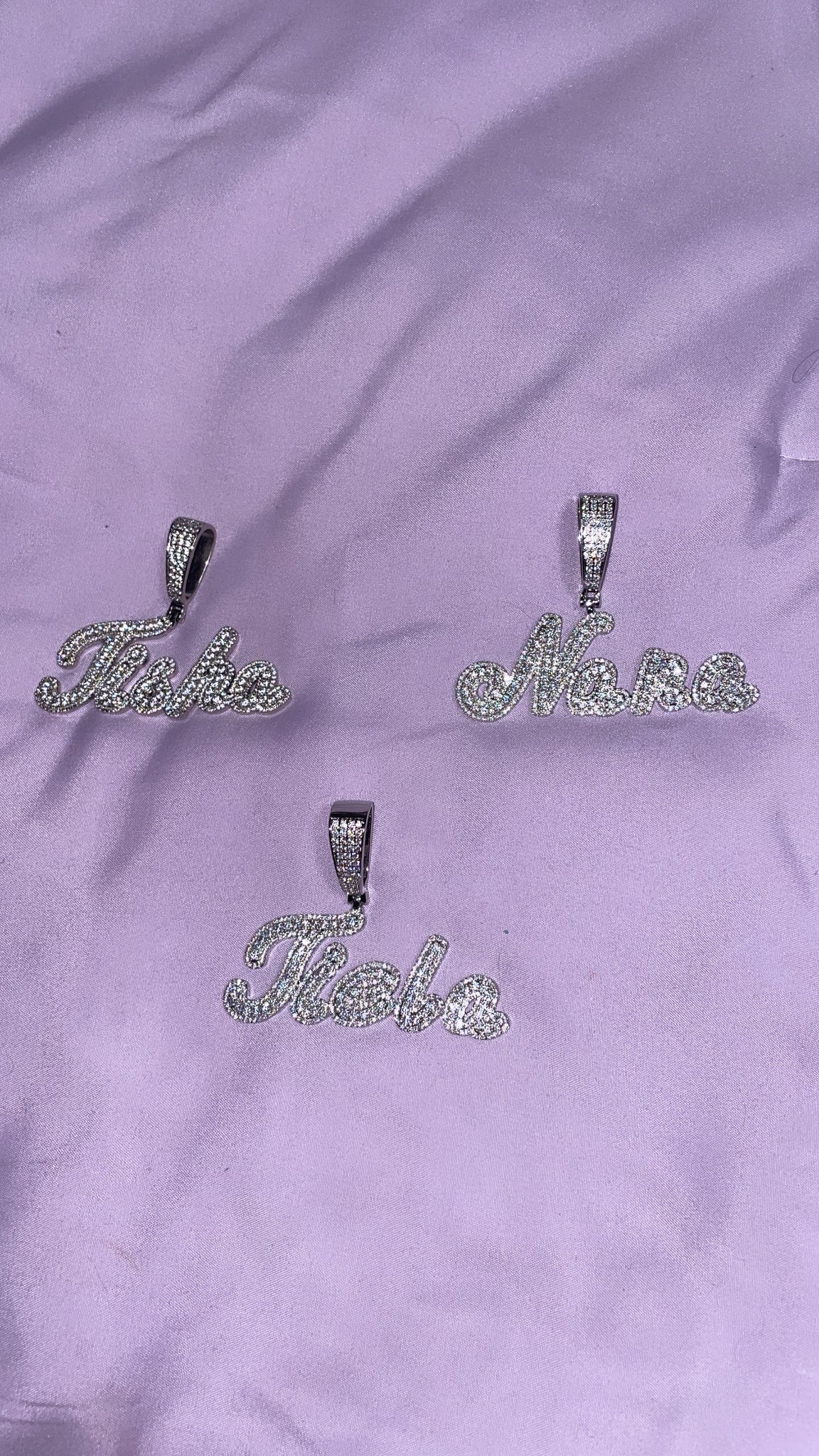 Custom Cursive Name Pendent