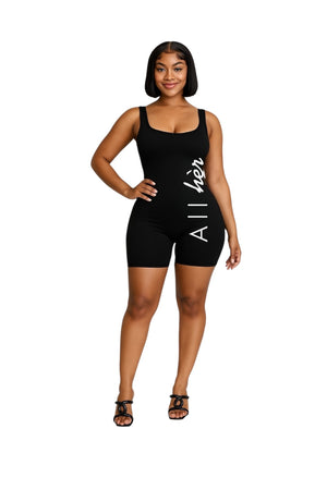 All Hèr Black Romper