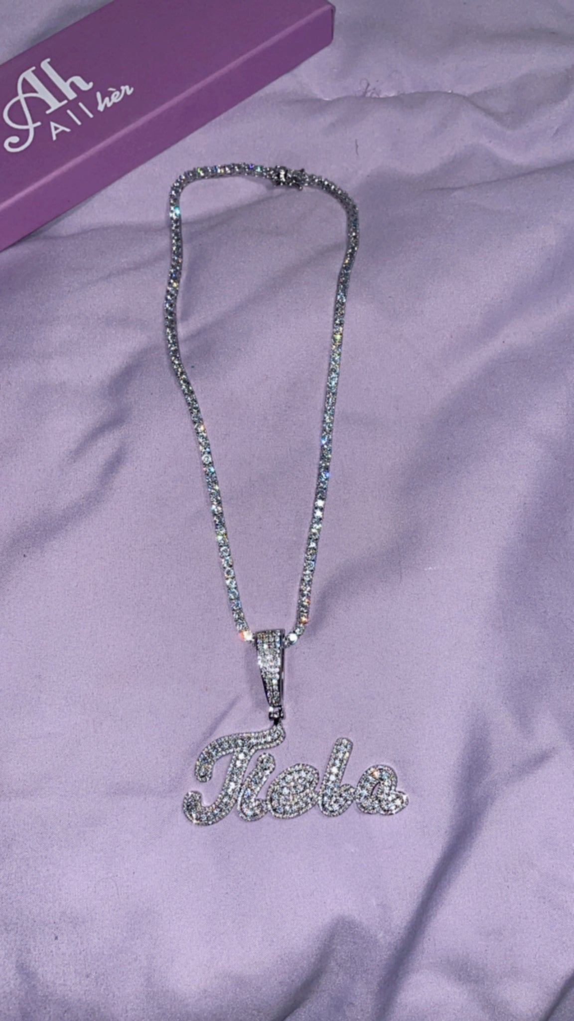 Custom Cursive Name Pendent