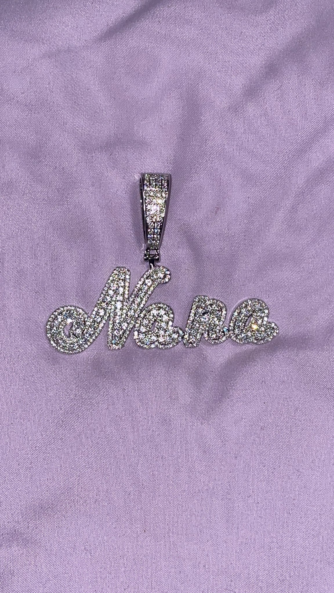 Custom Cursive Name Pendent