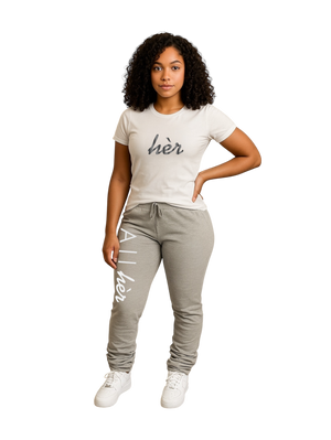 Stacked sweatpants for women – Stacked on hèr by All hèr