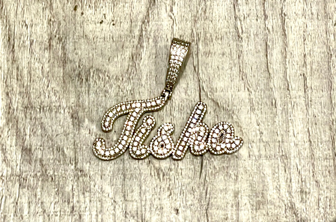 Custom Cursive Name Pendent