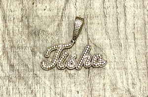 Custom Cursive Name Pendent