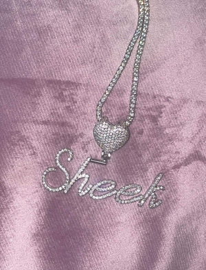 Custom Heart Name Pendent