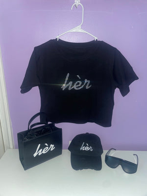 hèr studded crop top